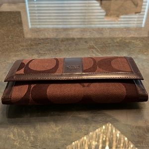 Brown Coach Wallet